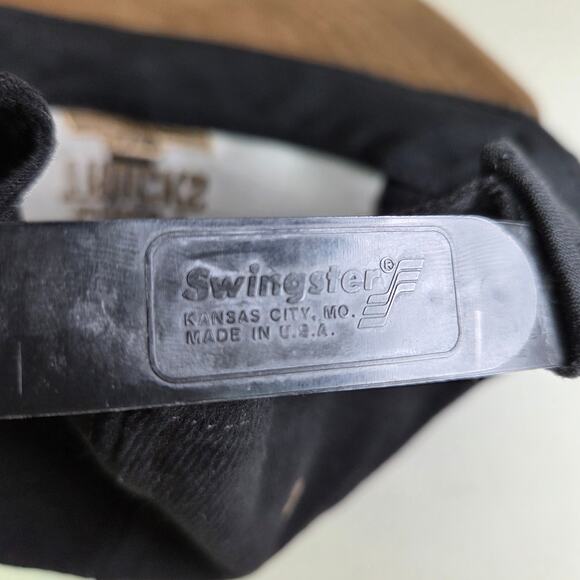 Vintage Chevy Trucks Snapback Hat Swingster USA Made Black Brown Cap - Picture 9 of 9